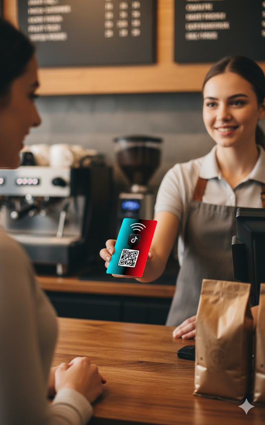 Digital Card for Business, Social, Automation | Social Media TikTok Business Card