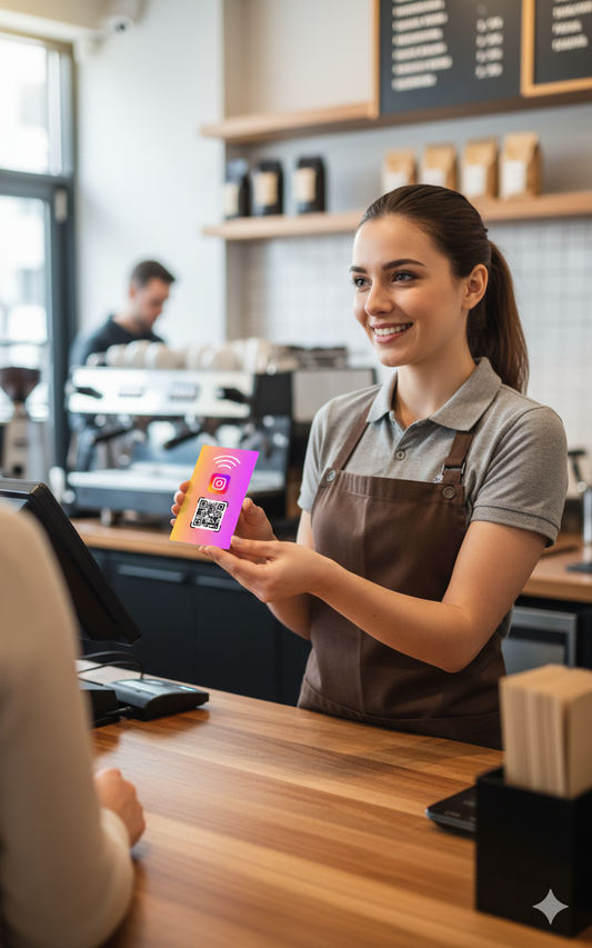 Digital Card for Business, Social, Automation | Social Media Instagram Business Card