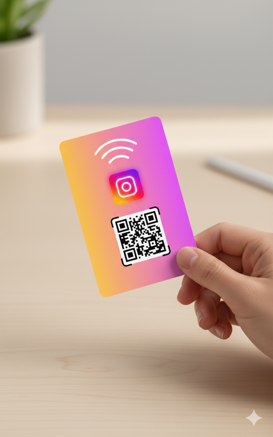 Digital Card for Business, Social, Automation | Social Media Instagram Business Card