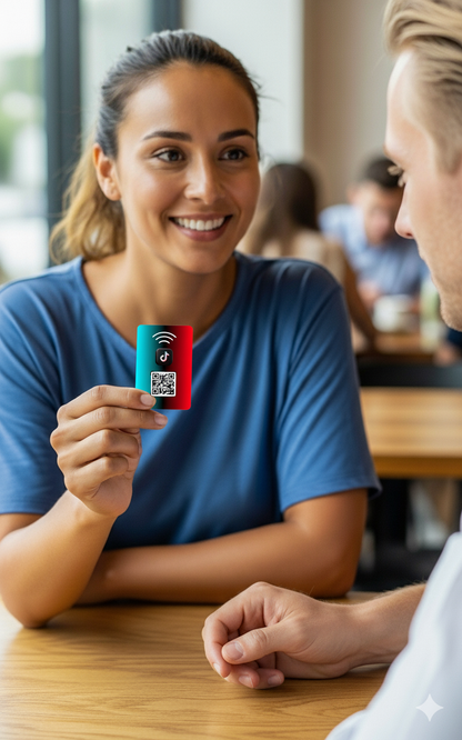 Digital Card for Business, Social, Automation | Social Media TikTok Business Card
