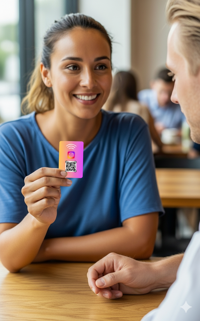 Digital Card for Business, Social, Automation | Social Media Instagram Business Card