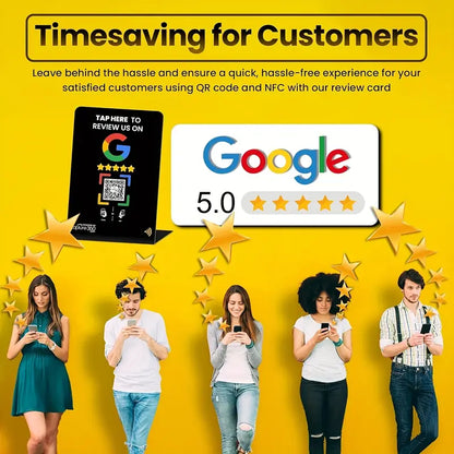 Digital Card for Business, Social, Automation | Tap to Leave a Review